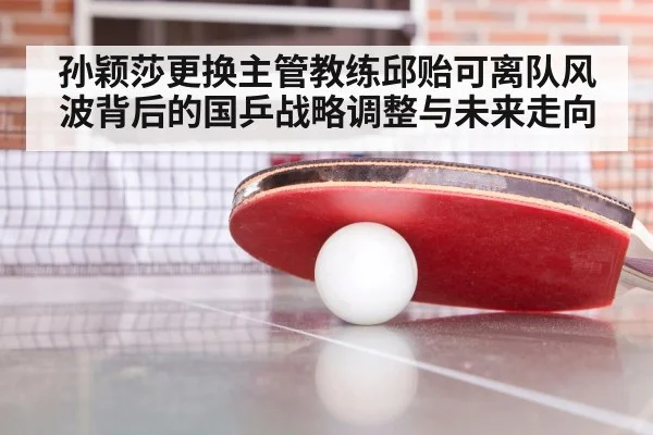 孙颖莎更换主管教练邱贻可离队风波背后的国乒战略调整与未来走向